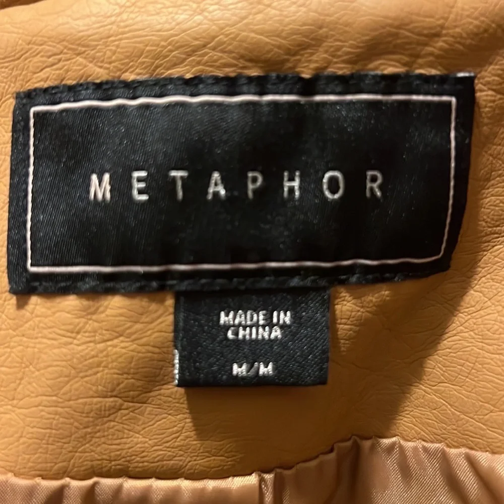 Metaphor Faux Leather Moto Jacket - Picture 7 of 10